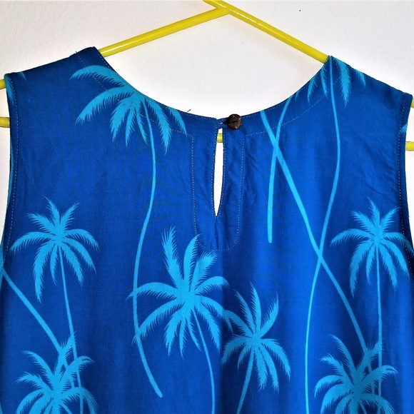 NWOT! LG BLING TIKI PALM SUMMER DRESS - Picture 5 of 5